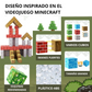Bloques Magnéticos de Construcción de Minecraft - 48 / 64 / 75 Bloques